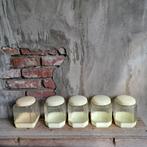 5x Vintage oude kunststof voorraadpot voorraadbus '50 Etage3, Gebruikt, ., Ophalen of Verzenden, .