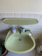 vintage groen wasbak, Ophalen, 50 tot 100 cm, Zo goed als nieuw, Minder dan 100 cm