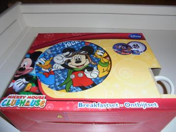 Mickey mouse ontbijt setje beschikbaar voor biedingen