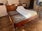 houten 2 persoonsbed Van Til design       info: 06/87598974, Huis en Inrichting, Van Till design, Bruin, 210 cm, Tweepersoons