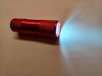 Rode LED Zaklamp - Compact & Handig, Ophalen of Verzenden, Zo goed als nieuw