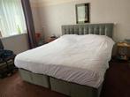 Boxspring 180x210 cm. merk ViSpring, Huis en Inrichting, Slaapkamer | Boxsprings, Gebruikt, Bruin, 210 cm, Tweepersoons