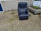 mooie gave echt leren relax fauteuil electrisch, Huis en Inrichting, Fauteuils, Ophalen of Verzenden, Zo goed als nieuw, 75 tot 100 cm