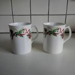 2 Engelse design kerst mokken, Huis en Inrichting, Keuken | Servies, Ophalen of Verzenden, Overige stijlen, Kop(pen) en/of Schotel(s)