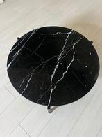 Marmeren salontafel 79x79 - Zwart, Huis en Inrichting, Ophalen, Overige materialen, 50 tot 100 cm, Rond
