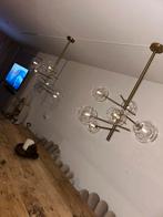 glazen bollen hanglampen, Huis en Inrichting, Lampen | Hanglampen, Glas, Zo goed als nieuw, Ophalen, 75 cm of meer