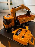 HUINA 1/14 RC Timber Grab Dump Truck 2.4G RTR  CY1575, Ophalen of Verzenden, Zo goed als nieuw, Auto