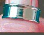Ringen titanium maat 20-21 en 22, Sieraden, Tassen en Uiterlijk, Ringen, Verzenden, Nieuw, Zilver