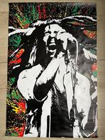 Bob Marley Canvas Poster - 60x90cm street art stijl, Antiek en Kunst, Kunst | Litho's en Zeefdrukken, Verzenden