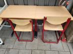 Kindertafels met stoeltjes, Ophalen, Zo goed als nieuw, Tafel(s) en Stoel(en)