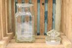 Glazen voorraadpot / snoeppot met deksel 44304, Ophalen of Verzenden, Gebruikt, Glas, Overige stijlen