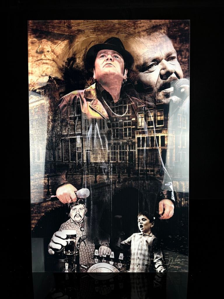 André Hazes plexiglas schilderij, Antiek en Kunst, Kunst | Schilderijen | Modern, Ophalen of Verzenden