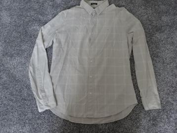 Overhemd van HOLLISTER / maat M / beige met wit beschikbaar voor biedingen