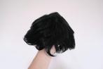 Pruik kort zwart, Sieraden, Tassen en Uiterlijk, Uiterlijk | Haarverzorging, Ophalen of Verzenden, Zo goed als nieuw, Pruik of Haarverlenging