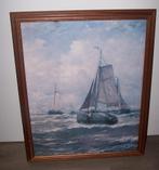 Mooie reproductie aquarel H.W. Mesdag-Scheveningen 96. Izgs., Antiek en Kunst, Ophalen of Verzenden