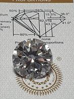 12 crt Moissanite met certificaat GRA iets mooi's, Sieraden, Tassen en Uiterlijk, Edelstenen, Ophalen, Nieuw