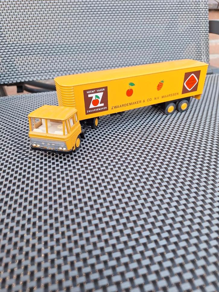 Lion Car DAF 2600 Karvan Cevitam Trekker Oplegger 1:50, Hobby en Vrije tijd, Modelauto's | 1:50, Gebruikt, Bus of Vrachtwagen