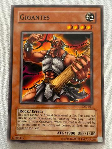 Gigantes yugioh beschikbaar voor biedingen