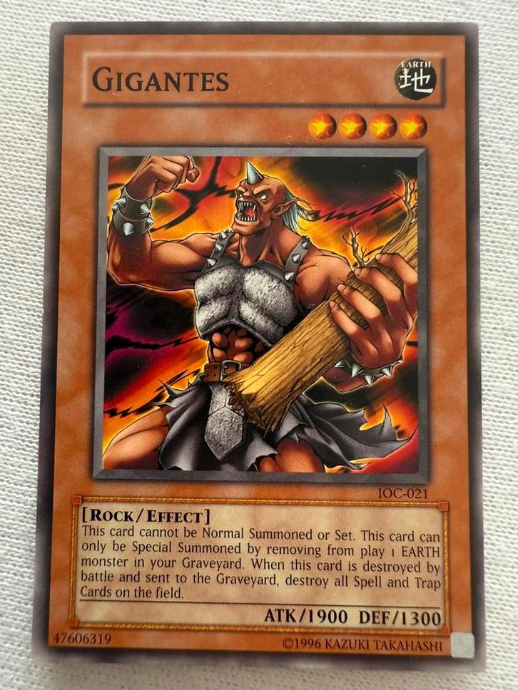 Gigantes yugioh, Hobby en Vrije tijd, Verzamelkaartspellen | Yu-gi-Oh!, Nieuw, Losse kaart, Ophalen of Verzenden