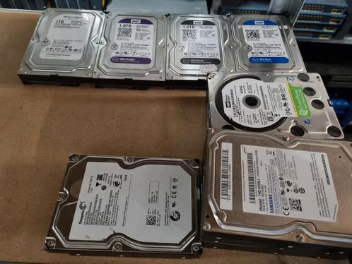 Verschillende merken 1tb 1000gb pc hdd hardeschijf, Computers en Software, Harde schijven, Gebruikt, Desktop, Intern, HDD, Ophalen of Verzenden