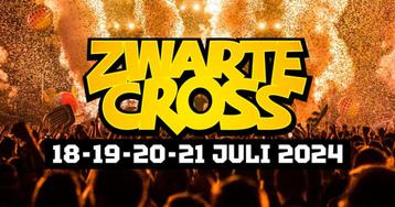 Ticket zwart cross zondag