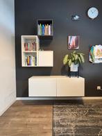 Besta wandkasten, Huis en Inrichting, Kasten | Wandmeubels, Ophalen, Met deur(en), Zo goed als nieuw, Minder dan 150 cm