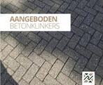 Gebruikte Betonklinkers 8 cm op pallets gestapeld. 1300 m2, Verzenden, Gebruikt, Beton, Klinkers