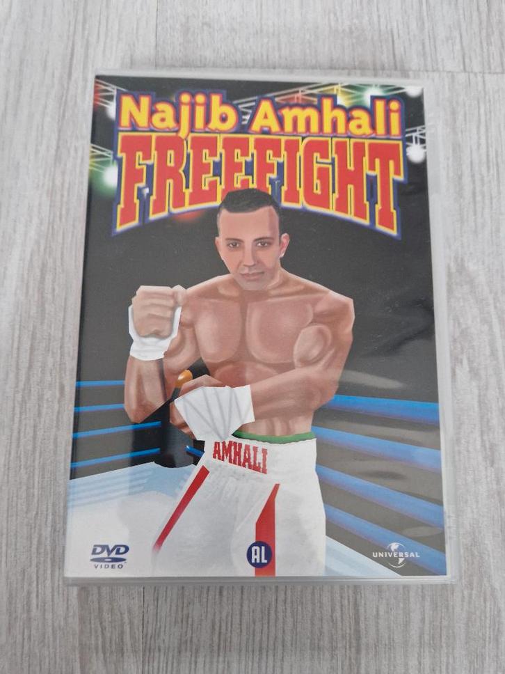 DVD Najib Amhali: Freefight, Cd's en Dvd's, Dvd's | Cabaret en Sketches, Gebruikt, Stand-up of Theatershow, Alle leeftijden, Ophalen