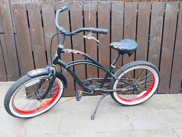 Stoere jongensfiets 20 inch fietst nog goed , terugtraprem  beschikbaar voor biedingen