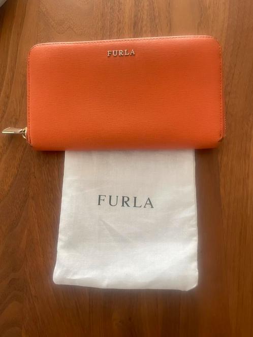 Furla dames portemonnee, Sieraden, Tassen en Uiterlijk, Portemonnees, Gebruikt, Oranje, Ophalen of Verzenden