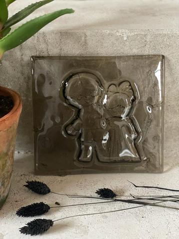 Vintage / Retro Raamhanger / Wandhanger Broer~Zus~Tweeling beschikbaar voor biedingen