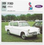 Autokaart ma716 ford anglia ( 1959 - 1968 ), Ophalen of Verzenden, Zo goed als nieuw, Auto's