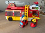 Brandweerwagen/kazerne Fisher Price, Ophalen of Verzenden, Zo goed als nieuw, Auto of Voertuig