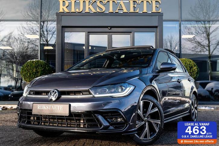 Volkswagen Polo 1.0 TSI R-Line|PANO|CAMERA|ACC|110 PK|17'', Auto's, Volkswagen, Bedrijf, Te koop, Polo, ABS, Achteruitrijcamera