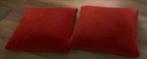 2 Mooie vloerkussens 70x70 in goede conditie, Ophalen of Verzenden, Zo goed als nieuw, Rood, Vierkant