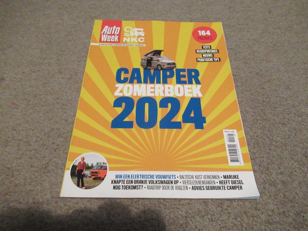 Camper Zomerboek 2024, uitgave Autoweek, Boeken, Tijdschriften en Kranten, Verzenden, Zo goed als nieuw, Sport en Vrije tijd