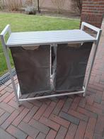 Wasmand met 2 vakken, Ophalen, Gebruikt, Wit