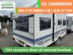 Hobby De Luxe 450 4 PERS + VOORTENT + WC, Caravans en Kamperen, Caravans, Hobby, Bedrijf, 6 tot 7 meter, Tot en met 4