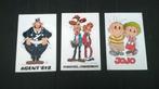 3 Stickers van Dupuis, Gelezen, Eén stripboek, Diverse auteurs, Ophalen of Verzenden
