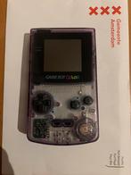 Gameboy color transparant, Spelcomputers en Games, Spelcomputers | Nintendo Game Boy, Verzenden, Zo goed als nieuw, Game Boy Color