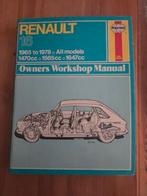 Renault 16 Haynes werkplaatsboek 1965–1978 – Owners Workshop, Ophalen of Verzenden, Gelezen, Renault