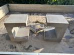U-elementen 2 stuks, Tuin en Terras, Tegels en Klinkers, Ophalen, Zo goed als nieuw, Beton, Overige typen