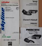 Diverse 27 Mhz gebruiksaanwijzingen/schema's, Telecommunicatie, Zenders en Ontvangers, Ophalen, Zo goed als nieuw