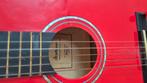 Rode gitaar voor maar 40 euro, Muziek en Instrumenten, Snaarinstrumenten | Gitaren | Akoestisch, Ophalen of Verzenden, Zo goed als nieuw