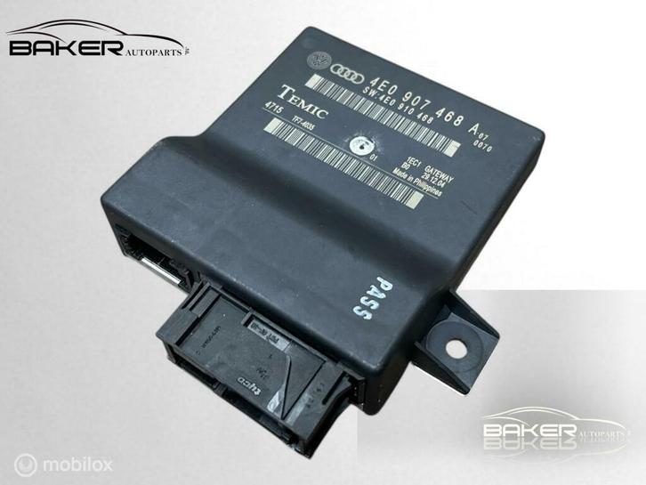 Gateway module  Audi A8 D3  ('02-'10) 4E0907468A, Auto-onderdelen, Elektronica en Kabels, Audi, Gebruikt, Ophalen of Verzenden