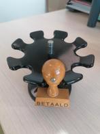 Stempel Betaald met een mooie metale stempelhouder, Ophalen of Verzenden, Zo goed als nieuw