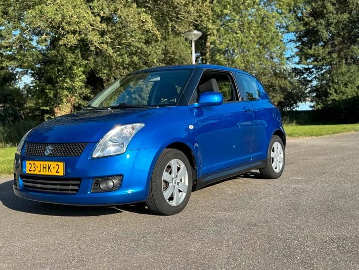Suzuki Swift 1.5 3D 2009 Blauw, WEINIG KM!, Auto's, Suzuki, Particulier, Swift, Centrale vergrendeling, Radio, Verwarmde buitenspiegels