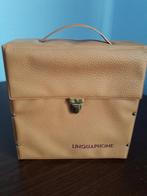 vintage platenkoffer Linguaphone cursus Engels met platen, Ophalen of Verzenden, Alpha, Gelezen