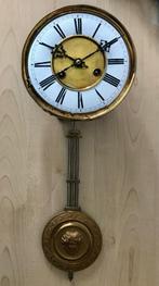 Junghans vrijslinger uurwerk circa 1890 dichte platines, Antiek en Kunst, Antiek | Klokken, Ophalen of Verzenden