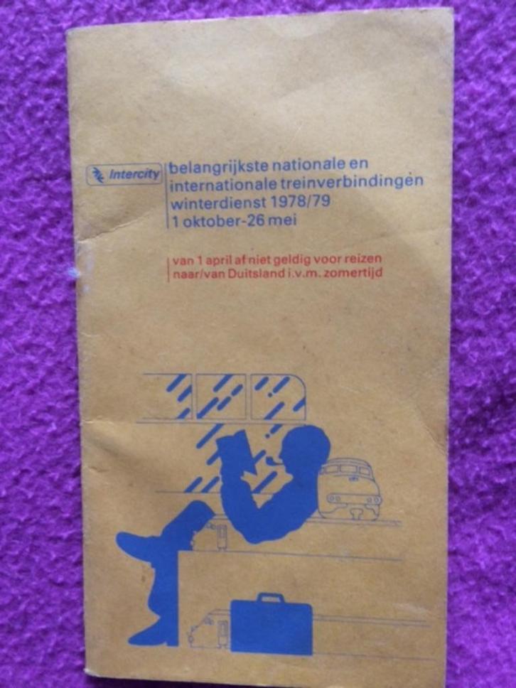 klein intercity boekje treinverbindingen 1978/1979, Verzamelen, Spoorwegen en Tramwegen, Gebruikt, Trein, Boek of Tijdschrift